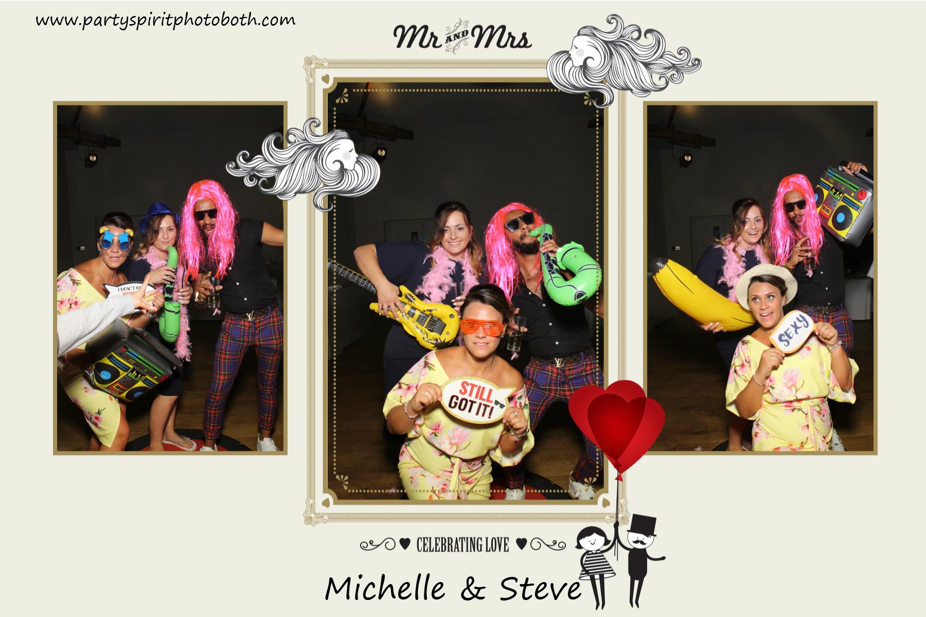 Michelle & Steve Wedding | View more photos from the event at gallery.partyspiritphotobooth.com/u/PartySpiritPhotoBooth/Michelle-Steve-Wedding
